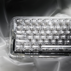 XVX Arctic Transparent SA Profile Double-Shot PC Keycap Set