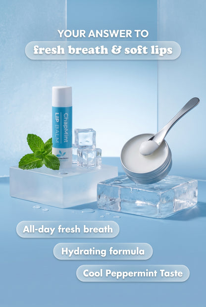 PepperMint Lip Softner, Balm & Breath Freshner