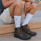 Premium Bamboo Rayon Crew Socks - 3 Pair and 6 Pair Packs Available