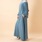 Essential Flow Crepe Maxi Dress with Pockets (MA385)