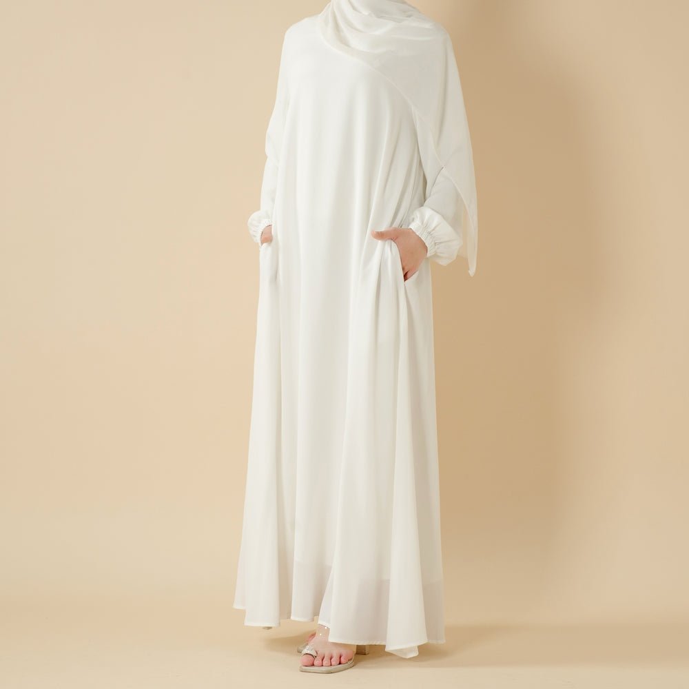 Modest Luxury Premium Nida Abaya | Zoom Umbrella Cut All-Season Abaya (MA233)