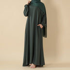 Modest Luxury Premium Nida Abaya | Zoom Umbrella Cut All-Season Abaya (MA233)