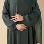 Modest Luxury Premium Nida Abaya | Zoom Umbrella Cut All-Season Abaya (MA233)