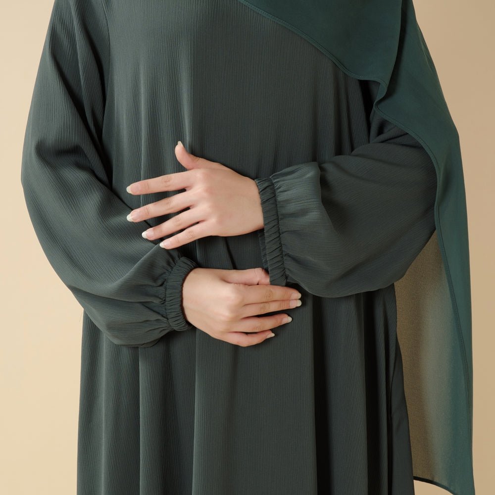 Modest Luxury Premium Nida Abaya | Zoom Umbrella Cut All-Season Abaya (MA233)
