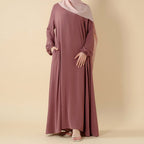 Modest Luxury Premium Nida Abaya | Zoom Umbrella Cut All-Season Abaya (MA233)