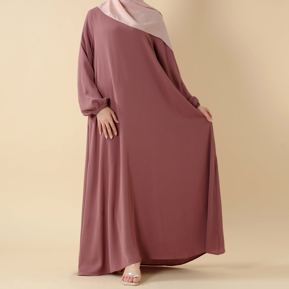 Modest Luxury Premium Nida Abaya | Zoom Umbrella Cut All-Season Abaya (MA233)